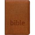 Bible - český studijní překlad (kapesní se zipem, oranžová)